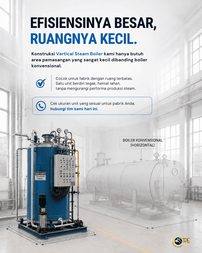 Vertical Steam Boiler Poster
