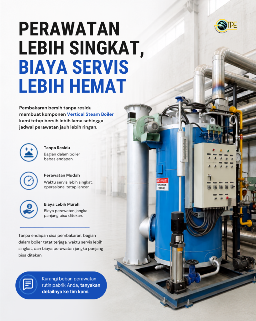 Vertical Steam Boiler Poster